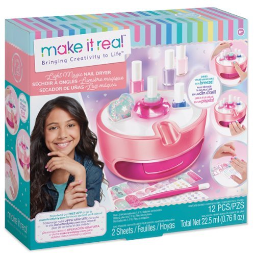 Make It Real - Make It Real: Light Magic Dryer & Nail Polish Set for Girls and Teens