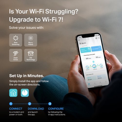 TP-Link Deco 7 BE5000 Dual-Band Wi-Fi 7 Whole Home Mesh Router System – Deco BE5000 (1-Pack) - White BUY ONLINE