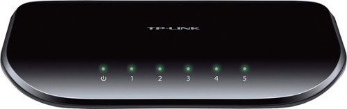  TP-Link - 5-Port 10/100/1000 Mbps Gigabit Ethernet Switch - Black
