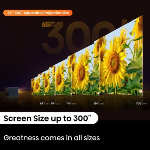 Hisense C1 Portable Laser Short Throw Mini Projector, Variable Screen Size  65~300, 4K UHD, 1600 Lumens, Dolby Vision & Atmos - Prussian blue SHOP ONLINE