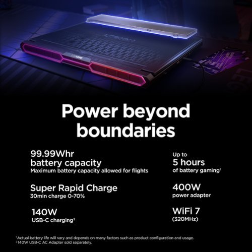 Lenovo Legion Pro 7i 16 OLED Gaming Laptop - Intel Core Ultra 9 275HX - 32GB Memory - NVIDIA GeForce RTX 5080 - 2 TB SSD - Eclipse Black BUY IN MIDDLE EAST