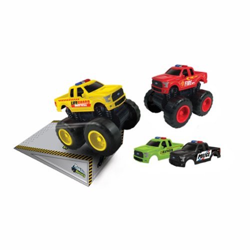 Jam'n Products - Ford F-150 Friction Switch'Em Rescue Toy Vehicle Gift Set - 3+