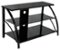 Stiletto 3-Tier Glass TV Stand for Most Flat-Panel TVs Up to 40"-Front_Standard