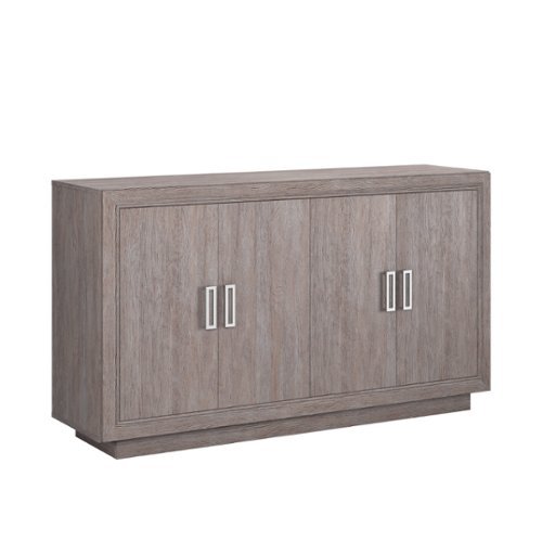 

Sauder - Hayes Garden TV Credenza for TV's up to 65: - Ashen Oak