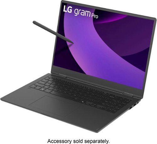 LG gram Pro 2in1 16 OLED Touch Screen Laptop - Intel Core Ultra7 255H with 16GB RAM - 1TB SSD - Obsidian Black WHERE TO BUY