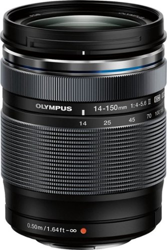  Olympus - m.Zuiko ED 14-150mm f/4.0-5.6 II Wide-Angle-to-Telephoto Lens - Black