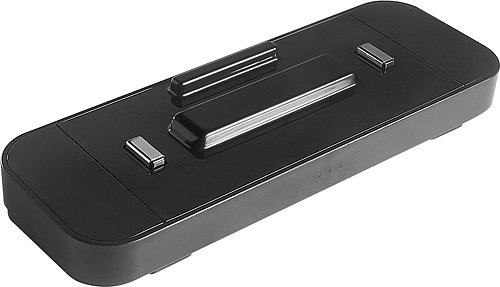 Braava 380T Turbo Charging Cradle for iRobot Braava 380T Robotic Vacuums - Black-Front_Standard 