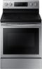 Samsung - 5.9 cu. ft. Freestanding Electric Convection Range - Stainless steel-Front_Standard 