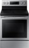 Samsung - 5.9 cu. ft. Freestanding Electric Convection Range - Stainless steel-Front_Standard