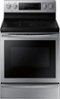 Samsung - 5.9 Cu. Ft. Self-Cleaning Freestanding Electric Convection Range - Stainless steel-Front_Standard