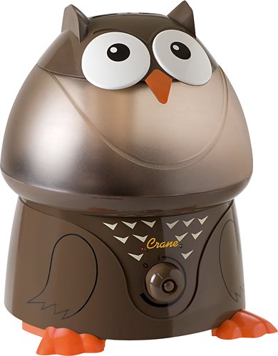  CRANE - 1 Gal. Adorable Ultrasonic Cool Mist Humidifier Owl - Brown