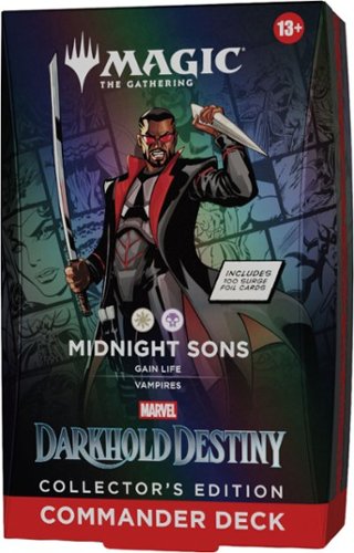 Wizards of The Coast - Magic: The Gathering Marvel: Darkhold Destiny Collector's Edition Commander Deck -  Midnight Sons