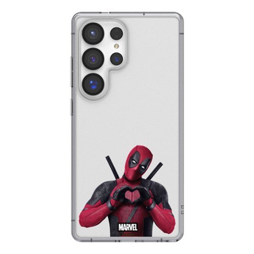 Keyscaper - Marvel Badge Clear Phone Case - Samsung Galaxy S24 - Deadpool 2-Front_Standard 