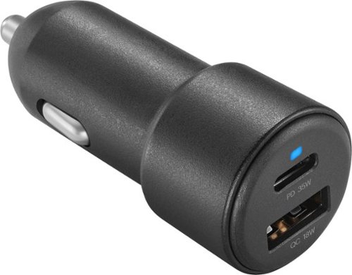 Insignia™ 53W Car Charger for Smartphones, Tablets and More - Black SHOP ONLINE