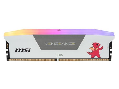 CORSAIR Vengeance RGB 32GB DDR5 6000MHz RAM (2x16GB) White MSI