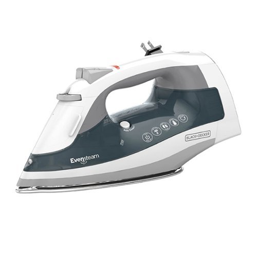 Black+Decker - Black and Decker One Step Steam Iron - Gray-Front_Standard 