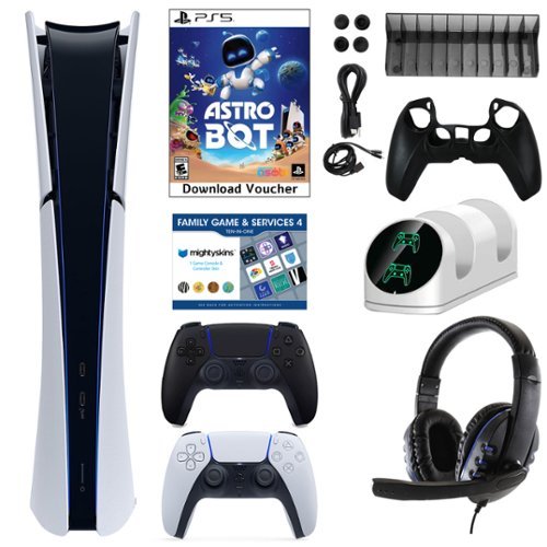PS5 Digital Astrobot Console with Accessories Kit, Voucher & Extra Dualsense Controller - PlayStation 5-Front_Standard 