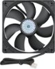 Insignia™ - 120mm Case Cooling Fan - Black-Front_Standard