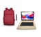 LINSAY - 10.1" Octa Core 256GB Storage Android 15 with Designer Cloth Keyboard Case and Stylish Backpack and Pen Stylus - Sand-Front_Standard