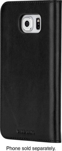  Case-Mate - Wallet Folio Case for Samsung Galaxy S 6 Cell Phones - Black