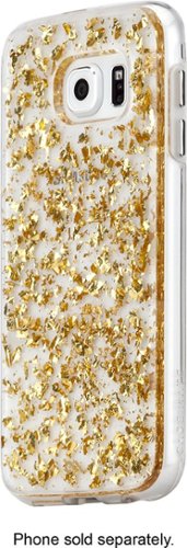  Case-Mate - Karat Hard Shell Case for Samsung Galaxy S 6 Cell Phones - Gold