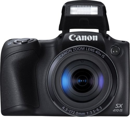  Canon - PowerShot SX410 20.0-Megapixel Digital Camera - Black