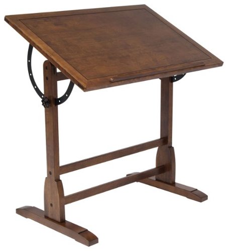 Studio Designs - Vintage Drafting Table - Rustic Oak