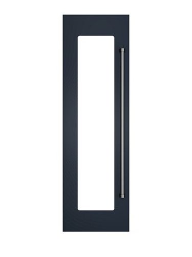 24"W. Door Panel for Viking Veil FDWCIC7240L Left Hinge Wine Models - Slate Blue