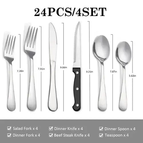 Silver 24-Piece Set