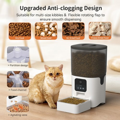 RCA Smart Pet Feeder - White / Black HOW TO BUY