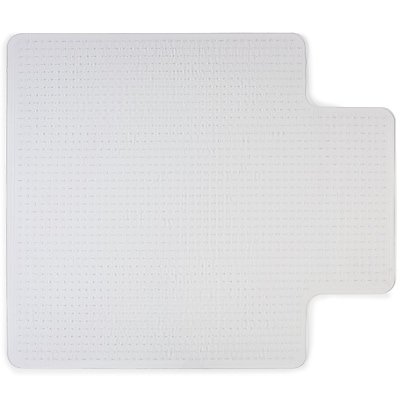 Staples - Carpet Chair Mat with Lip, 45" x 53'', Low-Pile - Clear-Front_Standard 
