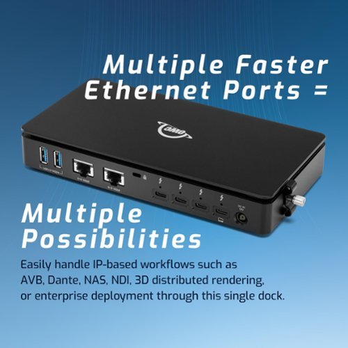 OWC Thunderbolt 5 Dual 10GbE Network Dock - Best Buy