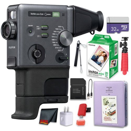 Fujifilm instax mini Evo Cinema Camera Bundle With 20 Film Sheet