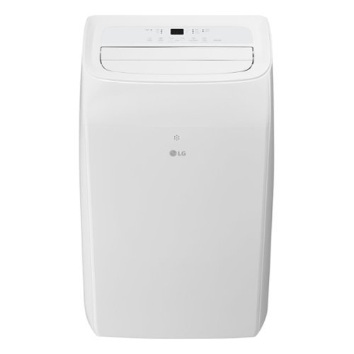 LG - 350 Sq. Ft. Smart Portable Air Conditioner 8,350 BTU - White-Front_Standard 