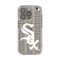 Keyscaper - MLB - Chicago White Sox Text Backdrop Clear iPhone Case - 16e - Multicolor-Front_Standard