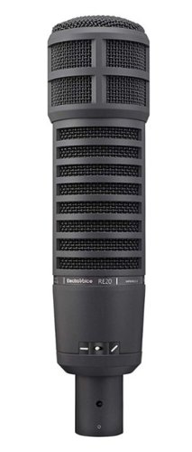 Electro Voice RE20 BLACK Dynamic Broadcast Announcer Microphone