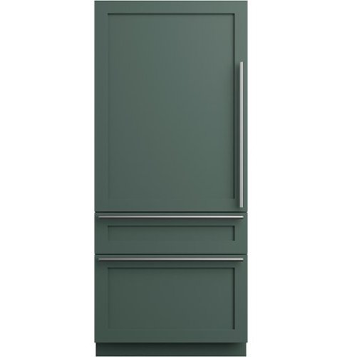 Café - 36 in. Wide 20.1 Cu. Ft. Smart Integrated Bottom-Freezer Built-In Counter-Depth Refrigerator - Left Swing - Custom Panel Ready
