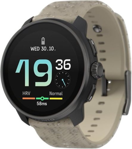 SUUNTO - Race S GPS Sports Watch with AMOLED Touchscreen, Heart Rate and Fitness Tracker - Gravel Gray - Gravel Gray - (2025)-Front_Standard 