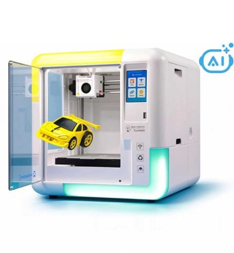 AOSEED - AI-Powered 3D Printer for Kids & Beginners: STEM Educational Toy, AI Design Apps, Gift for Kids - White-Front_Standard 