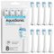 AquaSonic - ProFlex Brush Heads - 8 Pack - White-Front_Standard