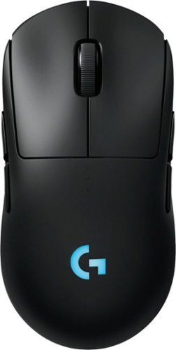Logitech - PRO 2 LIGHTSPEED Lightweight Optical HERO 44K DPI Gaming Mouse with 4 Customizable and Switchable Magnetic Side Buttons - Wireless - Black
