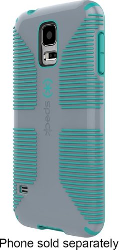  Speck - CandyShell Grip Case for Samsung Galaxy S 5 Cell Phones - Gray/Blue