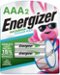 Energizer - Rechargeable AAA Batteries (2 Pack) 800 mAh Triple A Batteries-Front_Standard
