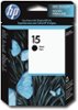 HP - 15 Ink Cartridge - Black-Front_Standard