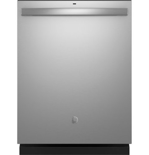 GE - 24" Top Control Built-In Hybrid Stainless Steel Tub Dishwasher with Dry Boost - Stainless Steel