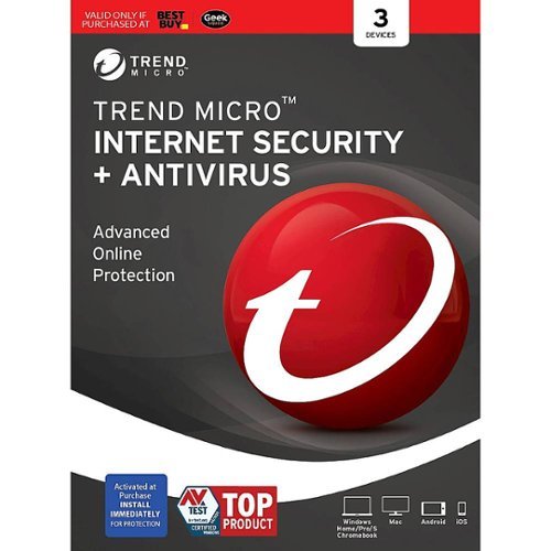  Trend Micro Internet Security (3-Device) (3-Month Subscription) [Digital]