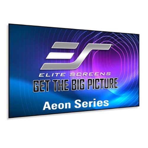 Elite Screens - Aeon CineGrey EDGE FREE Fixed Frame High Contrast Matte Gray Screen, 120" diag., 16:9, AR120H2-Front_Standard 