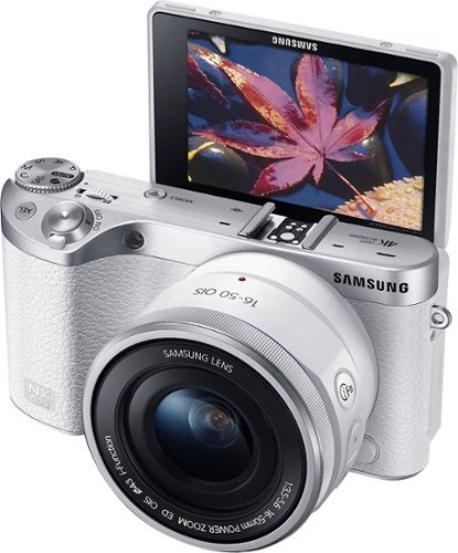  Samsung - NX500 Mirrorless Camera with 16-50mm Lens - White
