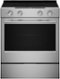 KitchenAid - 5.3 Cu. Ft. Smart Slide-In Electric Range with Two Even-Heat Hyper Elements and Convection Cooking Modes - Stainless Steel-Front_Standard