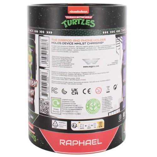 Cable Guys by Exquisite Gaming Cable Guys: TMNT - Raphael Earbud & Phone Holder WORLDWIDE DELIVERY